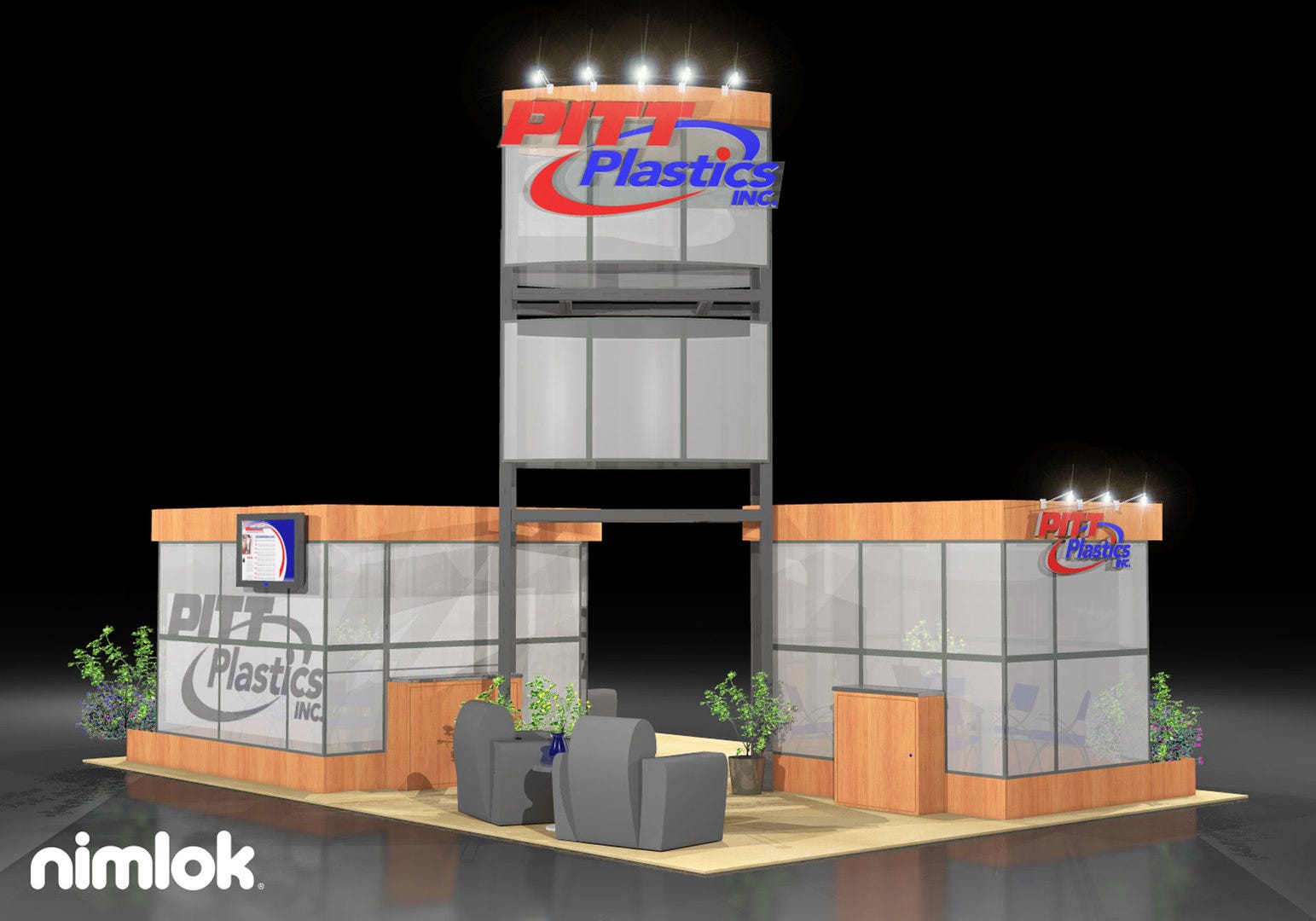 Pitt Plastics 20x30 Island