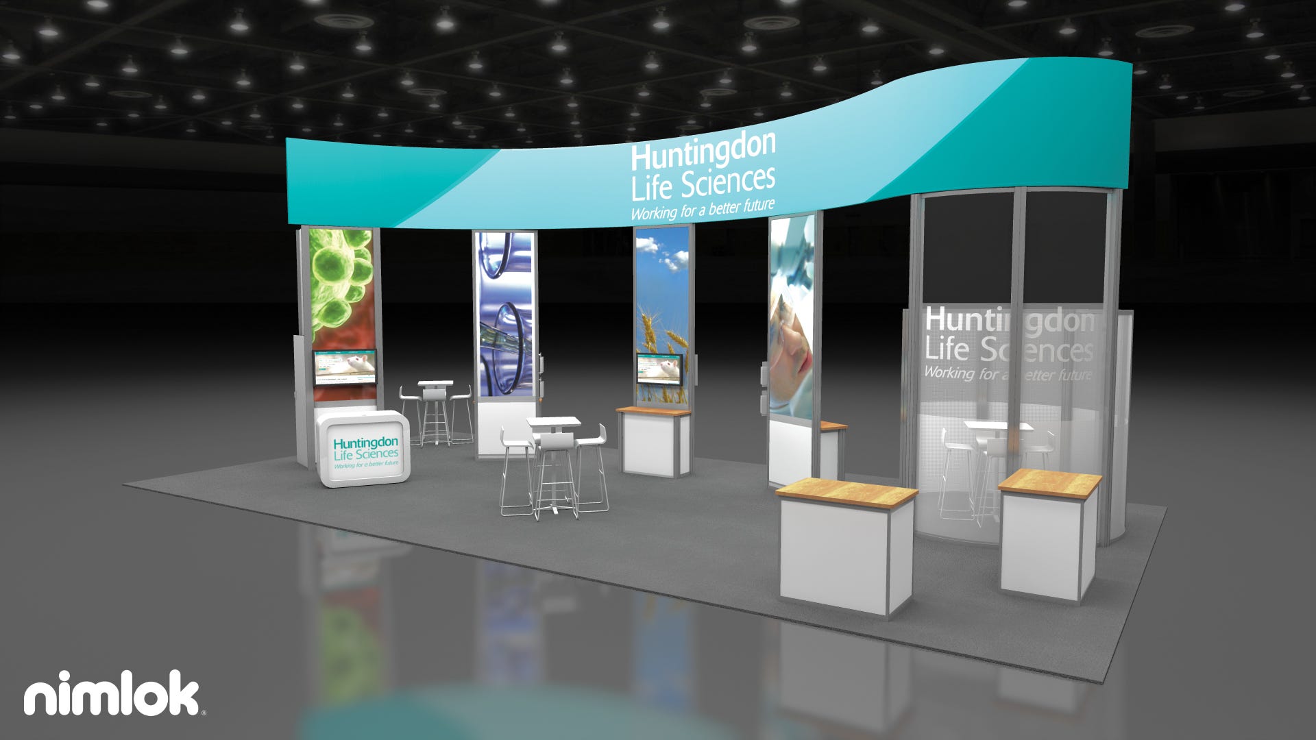 Huntingdon Life Sciences 20x40 Island